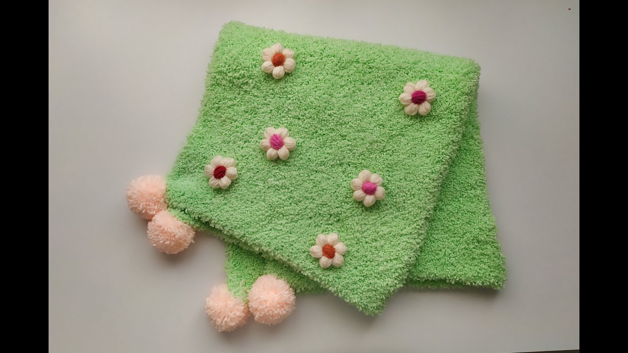 Детское одеяло с плюшевой веревкой