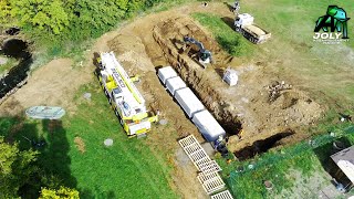 Pose Micro Station Béton Oxyfix Eloywater