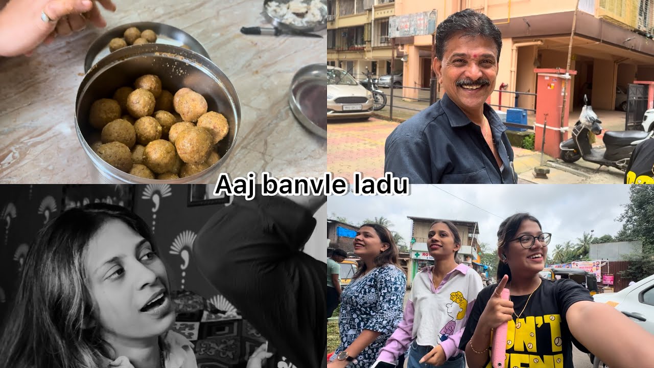 Eka reel cha pathi kiti mehent😂ani mastii 🤣||Aamhi banvle laduu😍😍