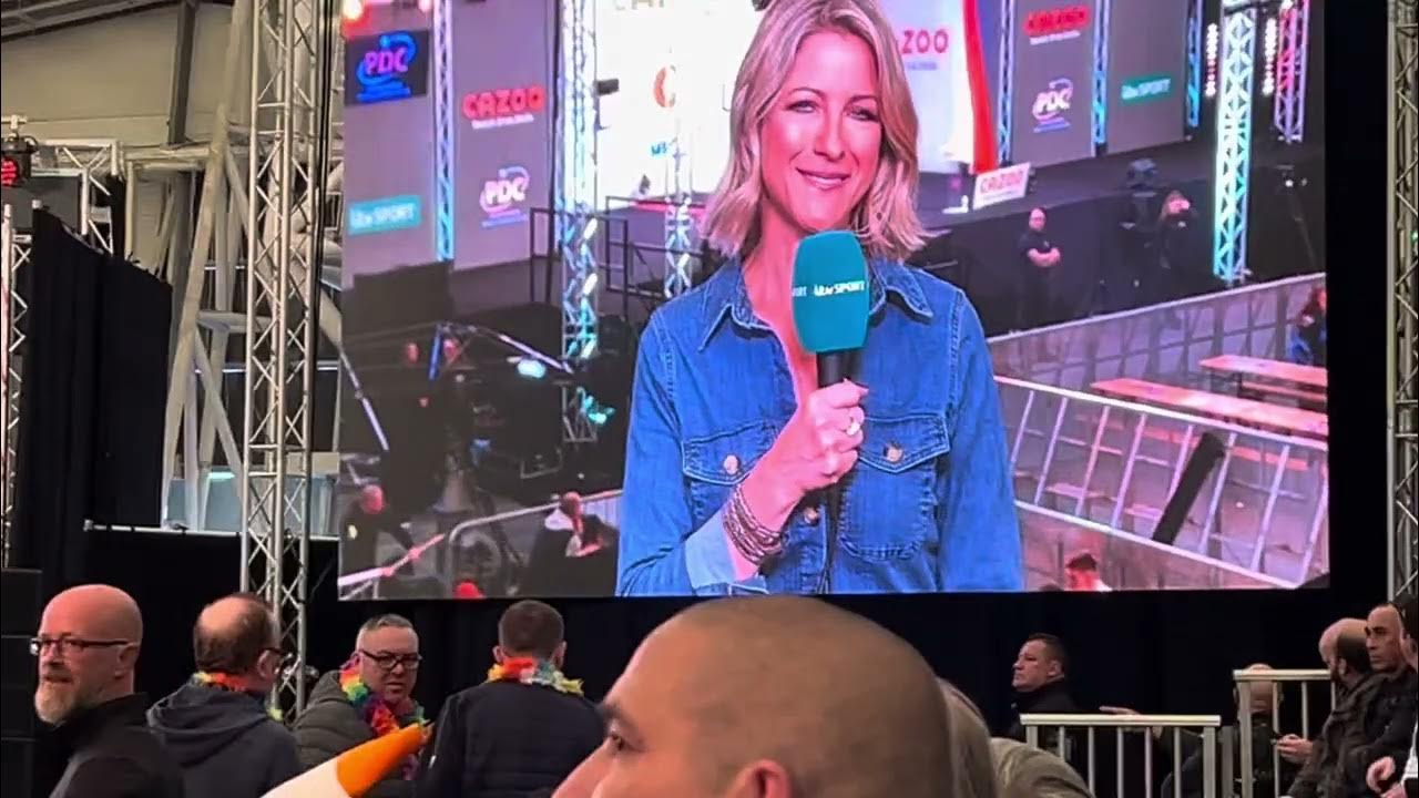 John McDonald’s Warm Up Before Airing On ITV4 (Darts Players