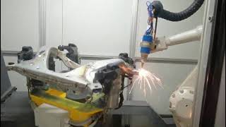 Our Two-Axis L-Type Positioner Supports A 2T Payload, Enabling Multi-Angle Flipping Of Workpieces.