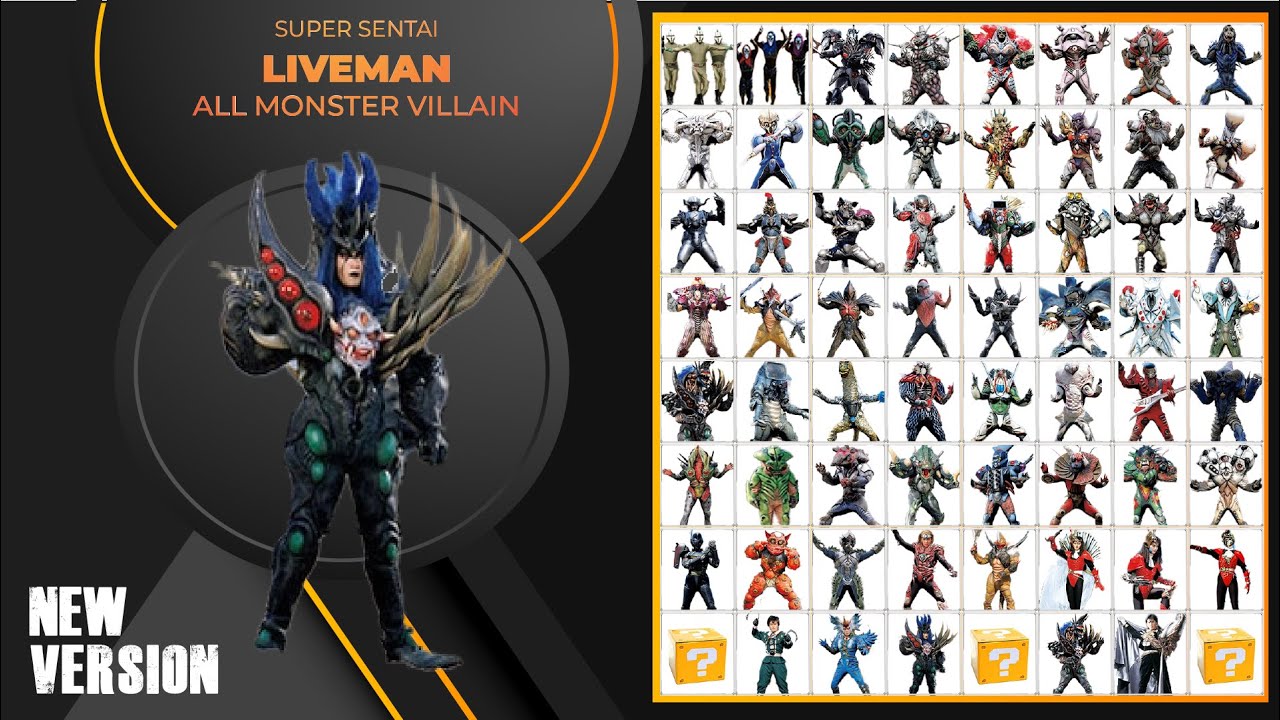 Liveman All Monster Villain