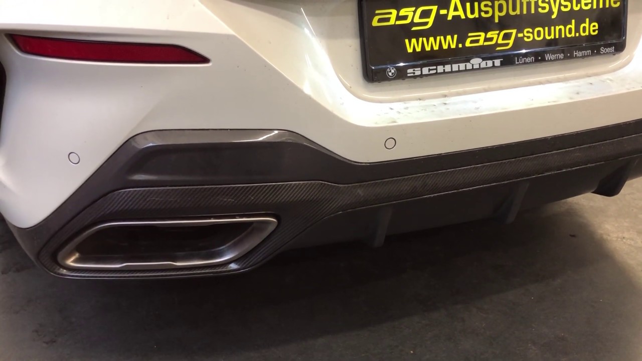 Sportauspuff BMW M850i power by asg-sound / Klappenauspuff - YouTube