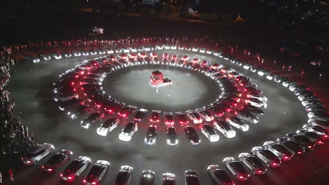 Tesla Lightshow Fulda - Elektrische Community 