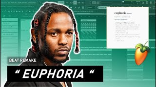 How the beat for 'EUPHORIA (Drake Diss)' by Kendrick Lamar was made  |  FL Studio Remake