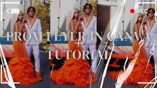 Prom Flyer In Canva | TUTORIAL