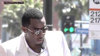 Sean Diddy Combs Honored with Hollywood Walk of Fame Star