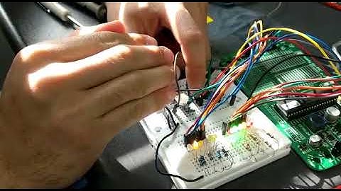 push button, led and LDR