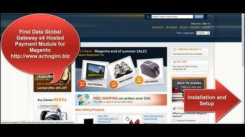 First Data Global Gateway e4℠ Hosted Payment Module for Magento