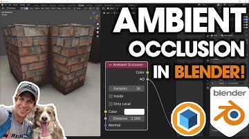 How to Add AMBIENT OCCLUSION in Blender! (Ambient Occlusion Node Tutorial)