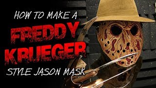 How to Make a Freddy Krueger Style Jason Mask  Friday The 13th DIY