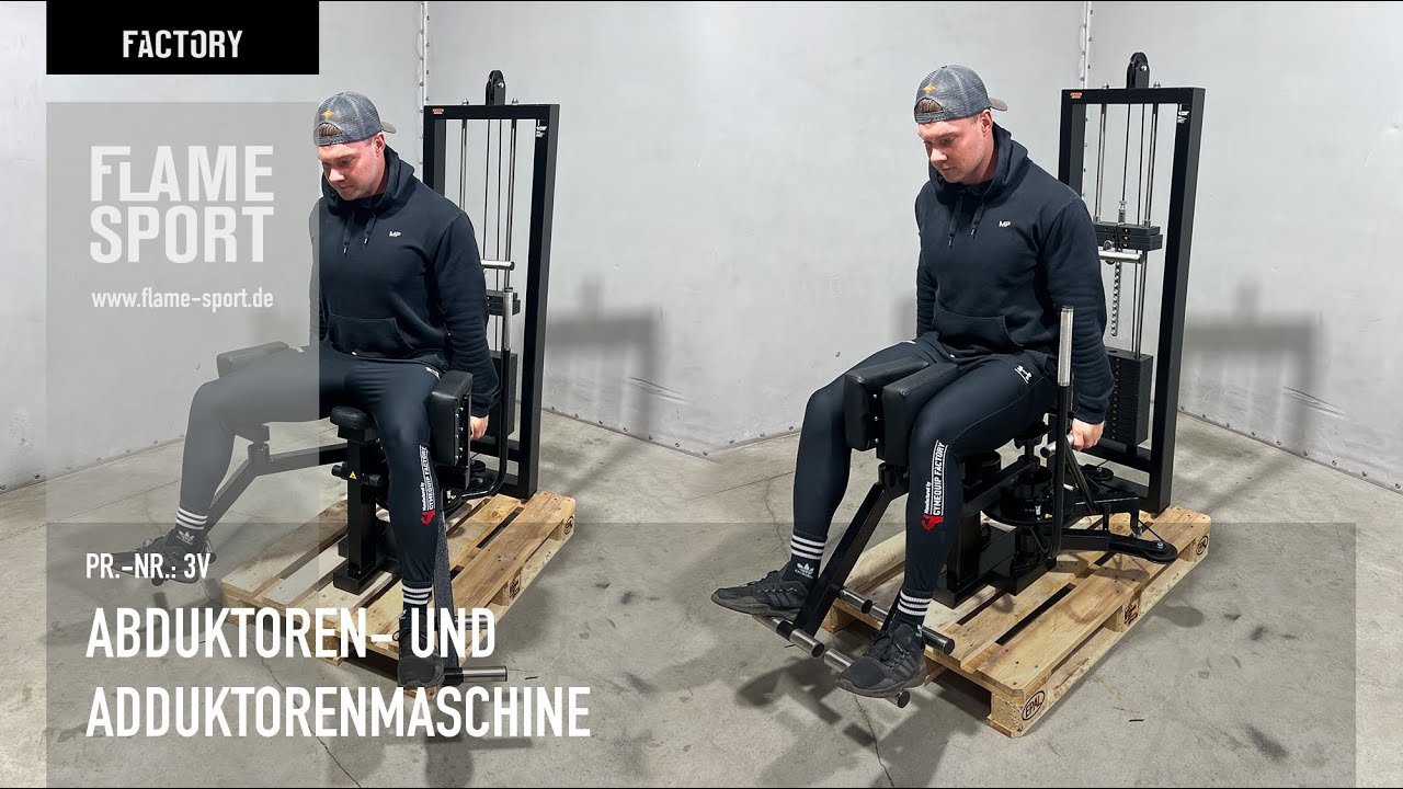 Abduktoren- und Adduktorenmaschine (3V) | FLAME SPORT