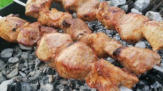 ШАШЛЫК СВИНИНЫ, из. Маринада для мяса, мой любимый рецепт.