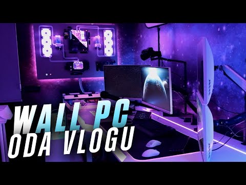 ELRAENN YAYIN ODASI VLOGU #3 - BİLGİSAYARI DUVARA ASTIK, TÜM SETUP YENİLENDİ