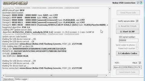 Read HASH Nokia C3-00 Broadcom By MX-Key