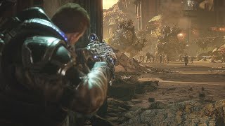 Hammer of Dawn Strike | Battle of Settlement 2 | Gears of War 5 | 4K Unreal Graphics