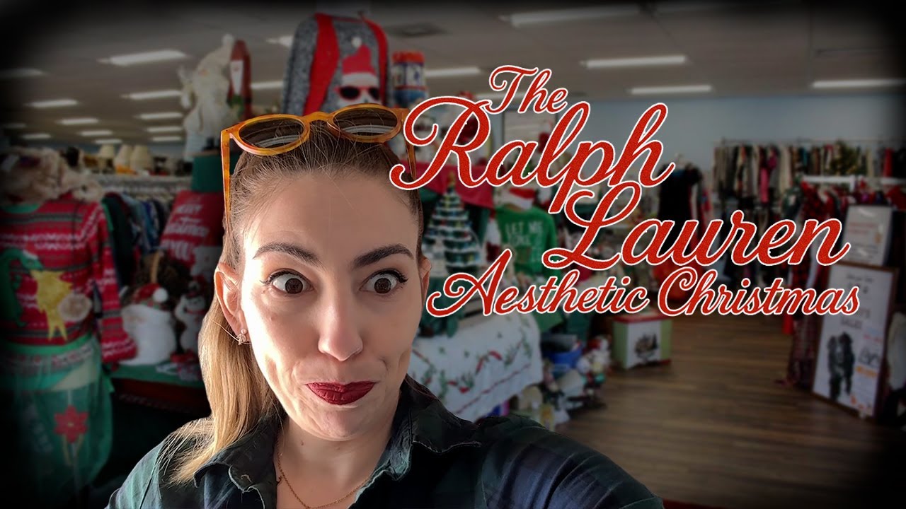 ЭКОНОМЬТЕ рождественские украшения Ralph Lauren Aesthetic! (Рождественская распродажа Goodwill)