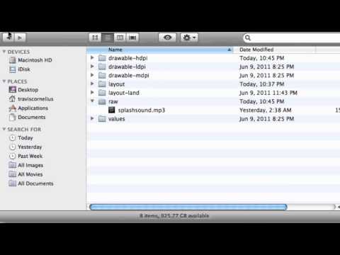 Android Application Development Tutorial   11   Adding Resources and Setting Background