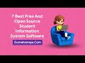 7 best free and open source student information system software