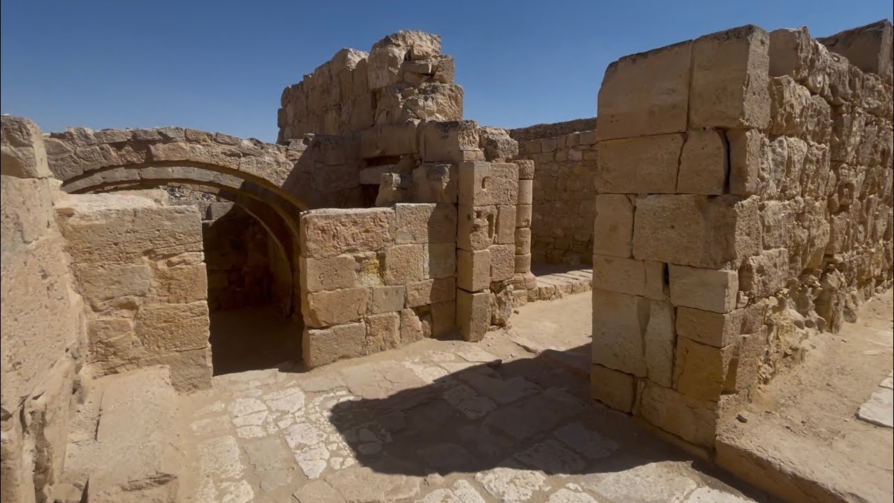 جولة في مدينة تاريخية اثرية "مامبسيس" في النقب فلسطين