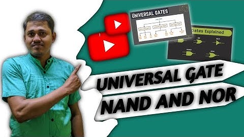Computer || Universal Gate NAND & NOR #computer #viral #viralvideo #video #education #youtube