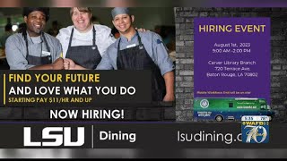 LSU Dining hosting job fair