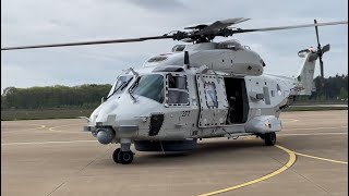 Departure Dutch NH90 Helicopter