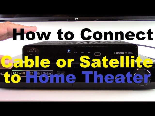 Process T win How to Connect set top box Audio to Home Theater System - YouTube