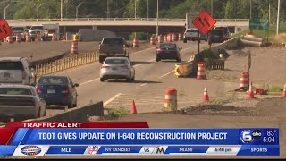 TDOT gives update on I-40 reconstruction project