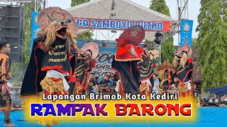 Rampak Barong Sesi Siang ROGO SAMBOYO PUTRO | Lapangan Brimob Kota Kediri