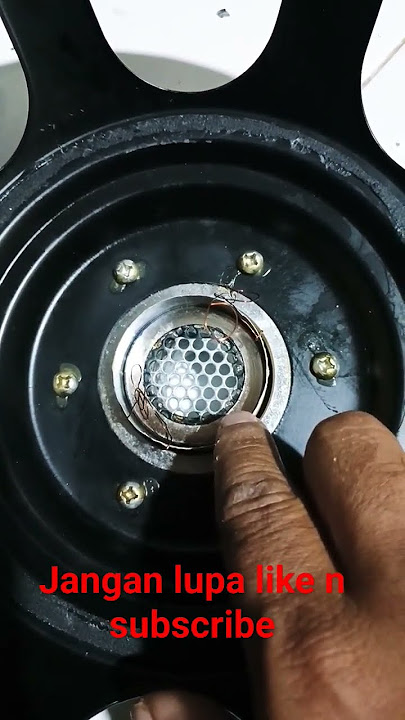 cara pasang spul speaker yg tepat