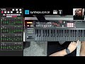 Roland XPS10 - PolySine + Glide (Corte da Live)