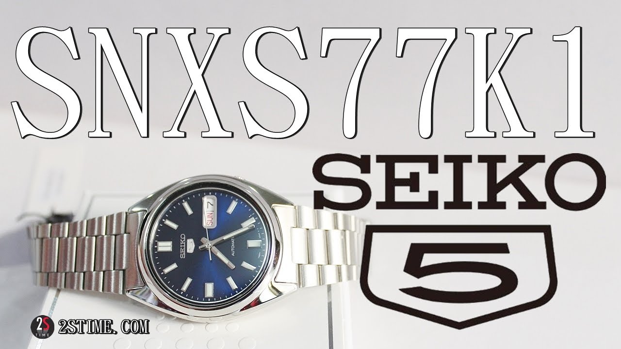 SEIKO 5 Series SNXS77K1 | A Vintage Dial Watch Under 150€ - YouTube