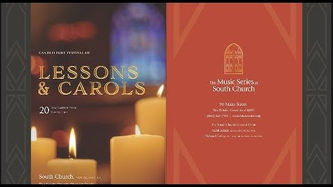 2020 Lessons and Carols