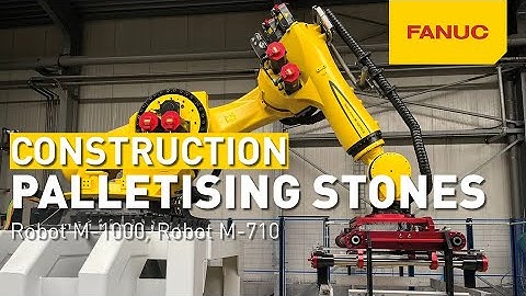Palletising stones | FANUC & IESERVICES | GET IT DONE. TOGETHER!