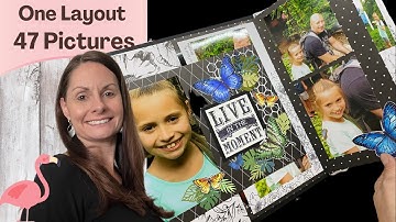 Scrapbook Flip Pages: The Butterfly Place Interactive Layout