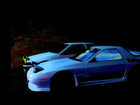 Mount Akina AE86 vs FC