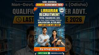 SSB Odisha Recruitment 2026 Notification Out | Apply Online Started | Full Details