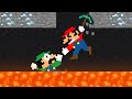 Mariocraft mario and luigi lost in minecraft world