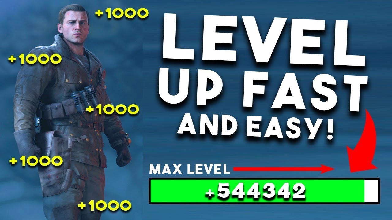 How To LEVEL Up FAST In Black Ops 4 Zombies *FAST AND EASY!*