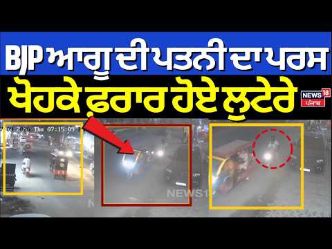 Faridkot BJP Leader Wife Snatching News | ਭਾਜਪਾ ਆਗੂ ਦੀ ਪਤਨੀ ਦਾ ਪਰਸ ਖੋਹਕੇ ਫਰਾਰ ਹੋਏ ਲੁਟੇਰੇ | N18V