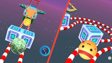 Sky Rolling Ball 3D - All Levels 155-158, SpeedRun Gameplay, Android IOS, Amaizing Ball Game