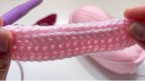 Front Loops Only (FLO) & Back Loops Only (BLO) - Crochet tutorial for absolute beginners - part 7