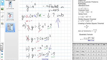 Working with Quadratic Functions Grade 11 mixed Chapter 1   3 01:31:12