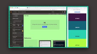 Applying a color scheme to your website