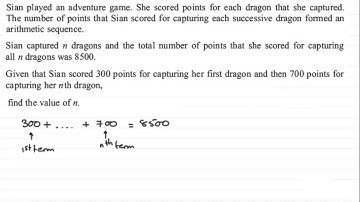 Arithmetic Series : C1 Edexcel January 2013 Q7c : ExamSolutions Maths Revision Tutorials