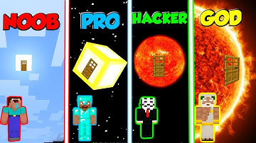 Minecraft NOOB vs PRO vs HACKER vs GOD Secret SUN BASE Minecraft (Animation)