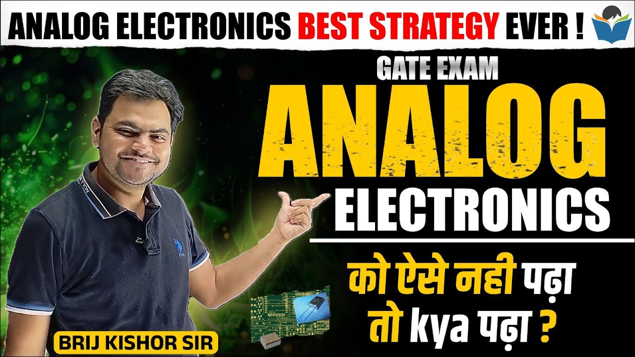 How to prepare Analog Electronics for GATE | Best strategy ever !