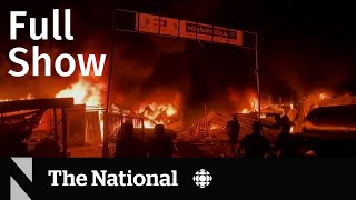 CBC News: The National | Deadly strike on Rafah tent camp