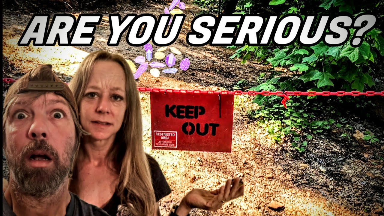 Disappointing Trip To The Emerald Hollow Mine • What's Up With The Keep Out Sign